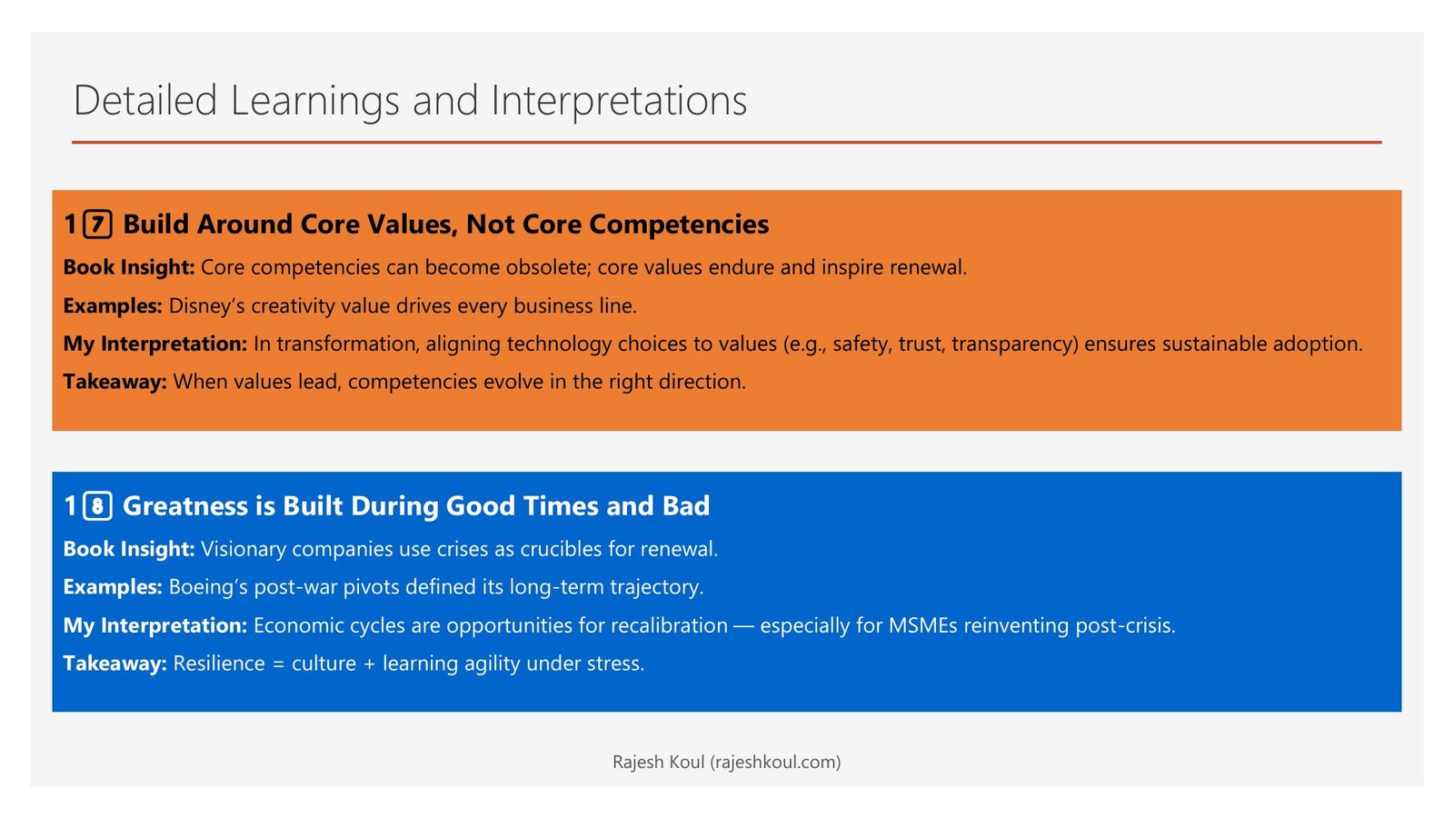 Built to Last review, page 11 of 14