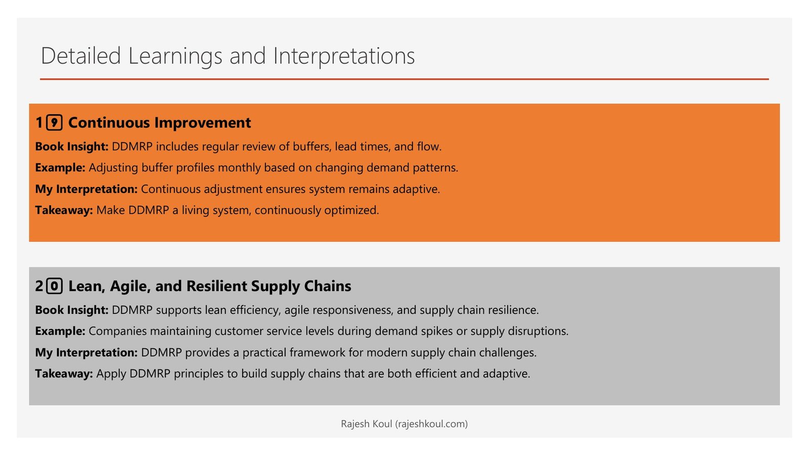 Demand Driven Material Requirements Planning review, page 12 of 14