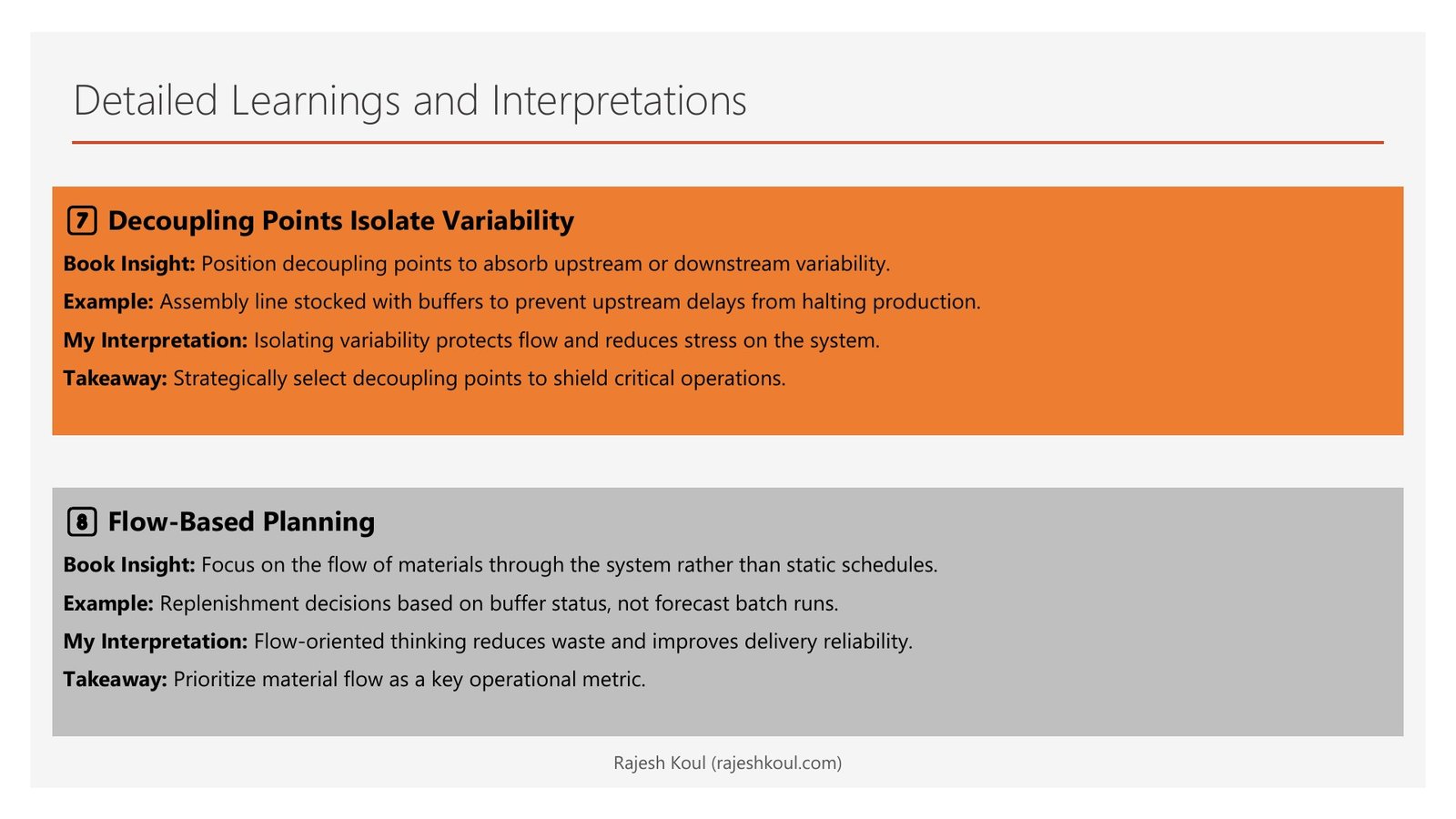Demand Driven Material Requirements Planning review, page 6 of 14