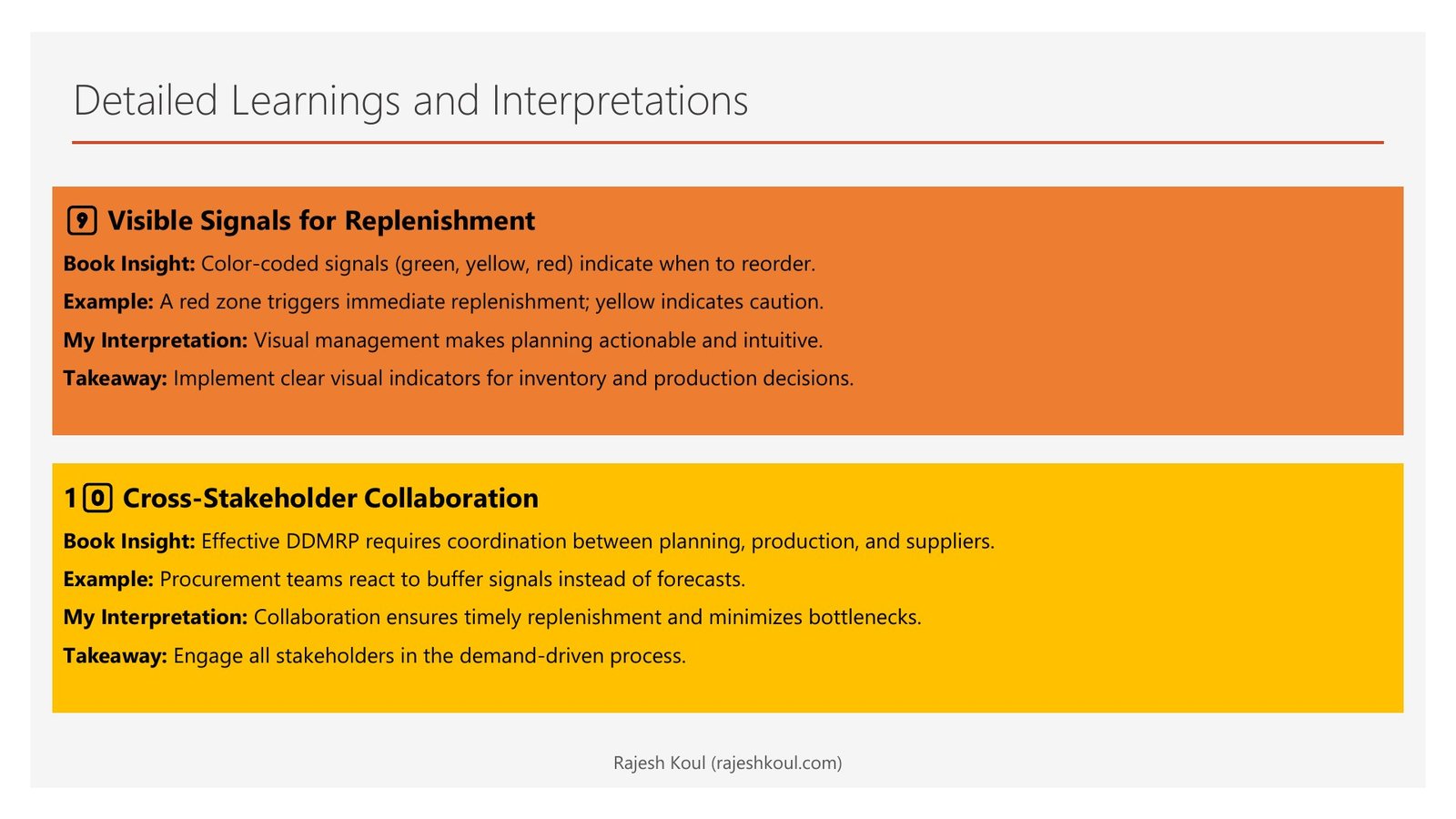 Demand Driven Material Requirements Planning review, page 7 of 14
