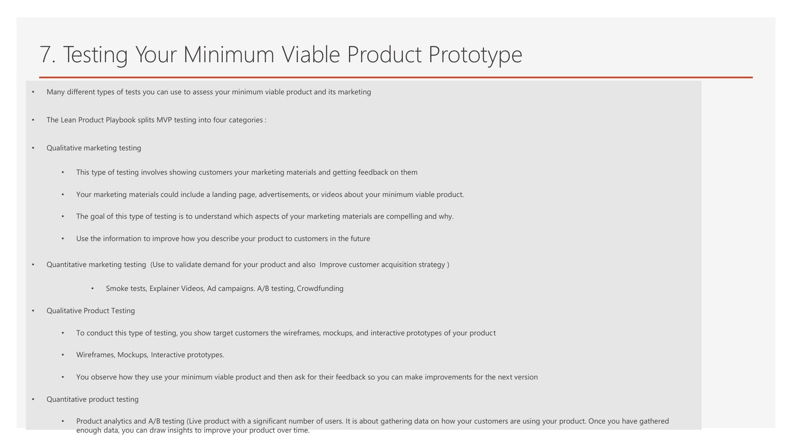The Lean Product Playbook review, page 8 of 9