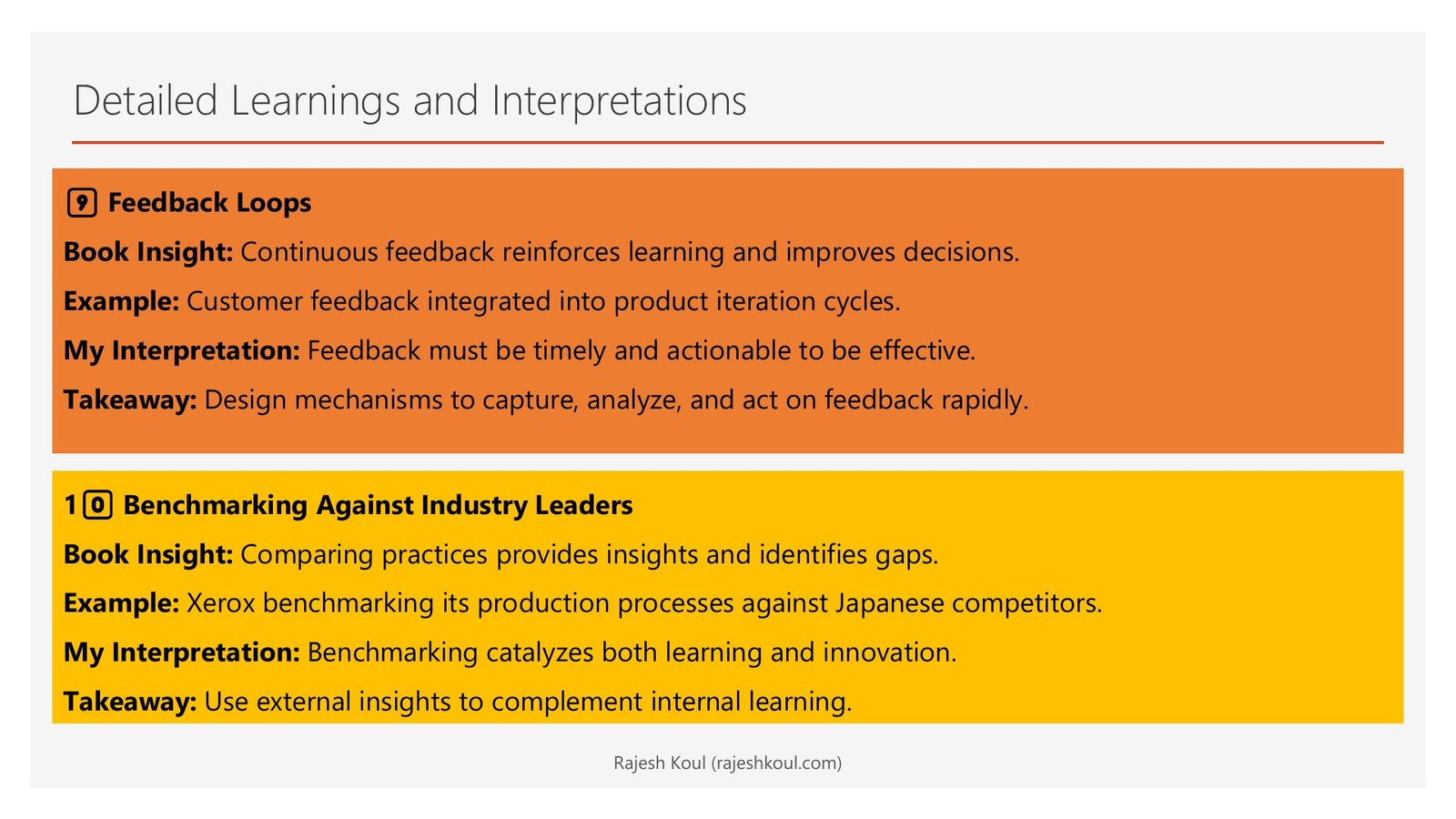 Learning in Action review, page 7 of 14
