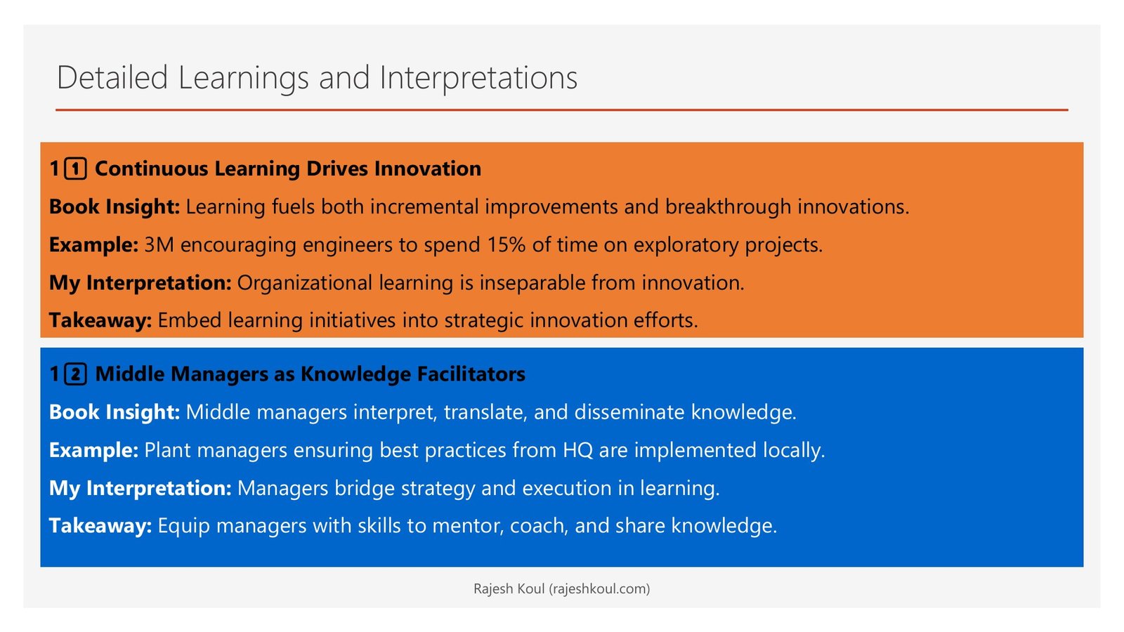 Learning in Action review, page 8 of 14