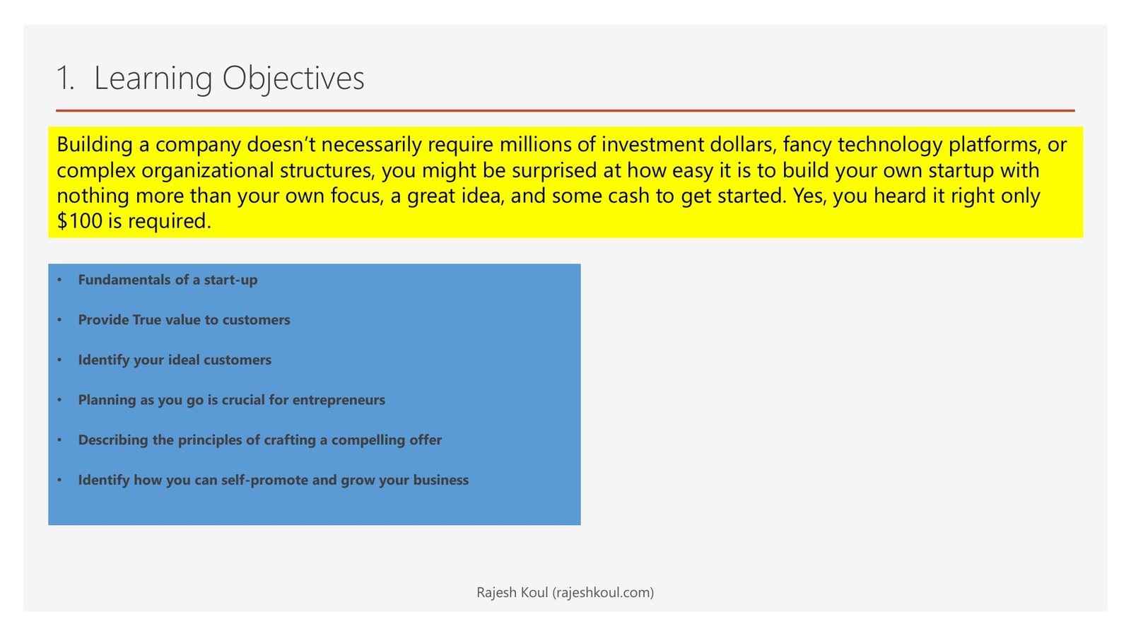 The $100 Startup review, page 2 of 16