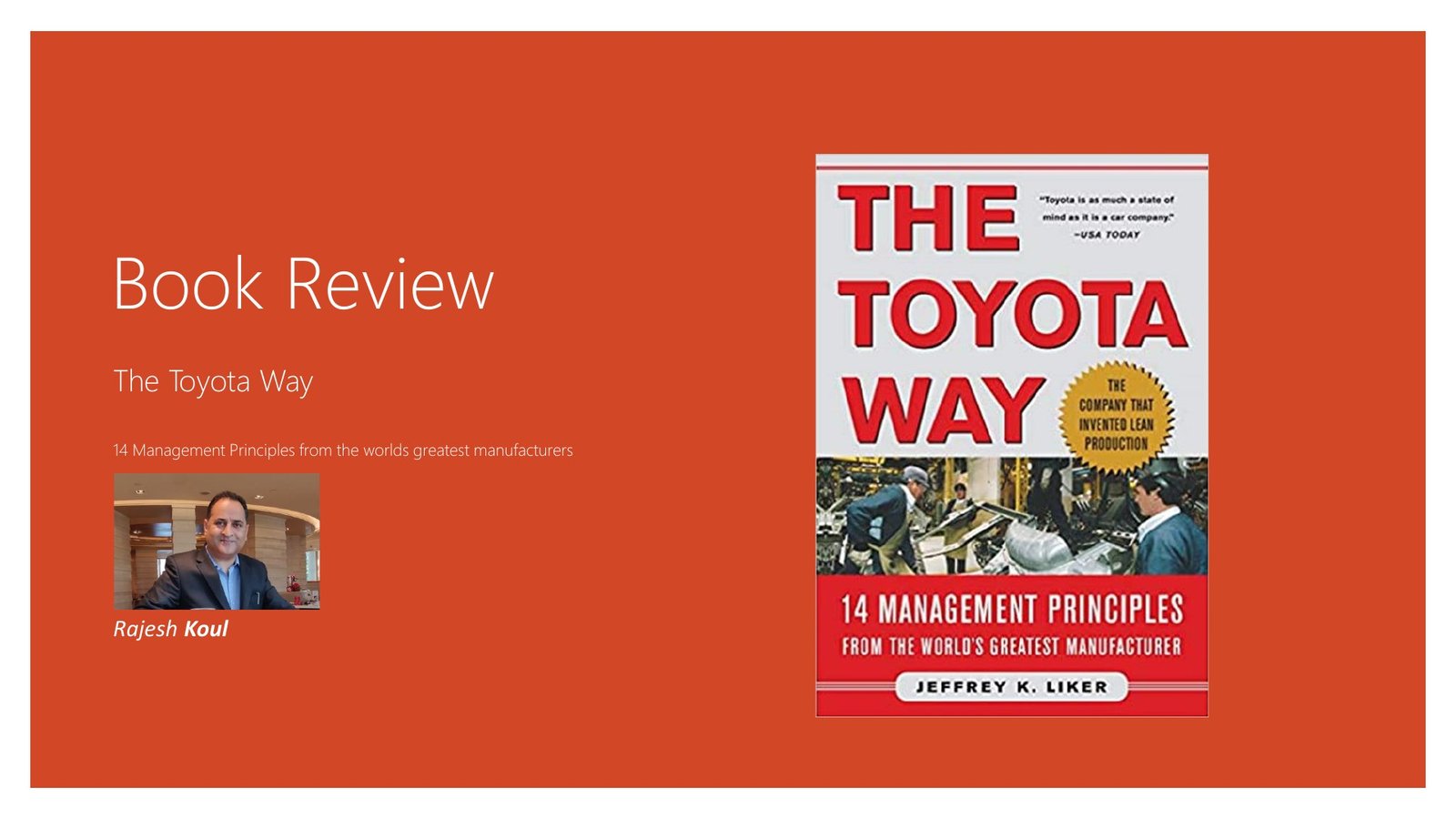 The Toyota Way review, page 1 of 5